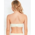 thumbnail image 4 of Wingslove Wirefree Anti-slip Push Up Strapless Bra For Women Full Coverage Support Multiway Contour Bra, Ivory 36DDD, 4 of 5