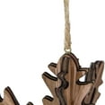 thumbnail image 5 of Northlight 3-D Faux Wood and Plaid Snowflake Christmas Ornament - 7", 5 of 6