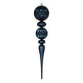 thumbnail image 1 of Vickerman MT199131 33 Po. Ornement de Finial Bleu Minuit & Mat, 1 of 1
