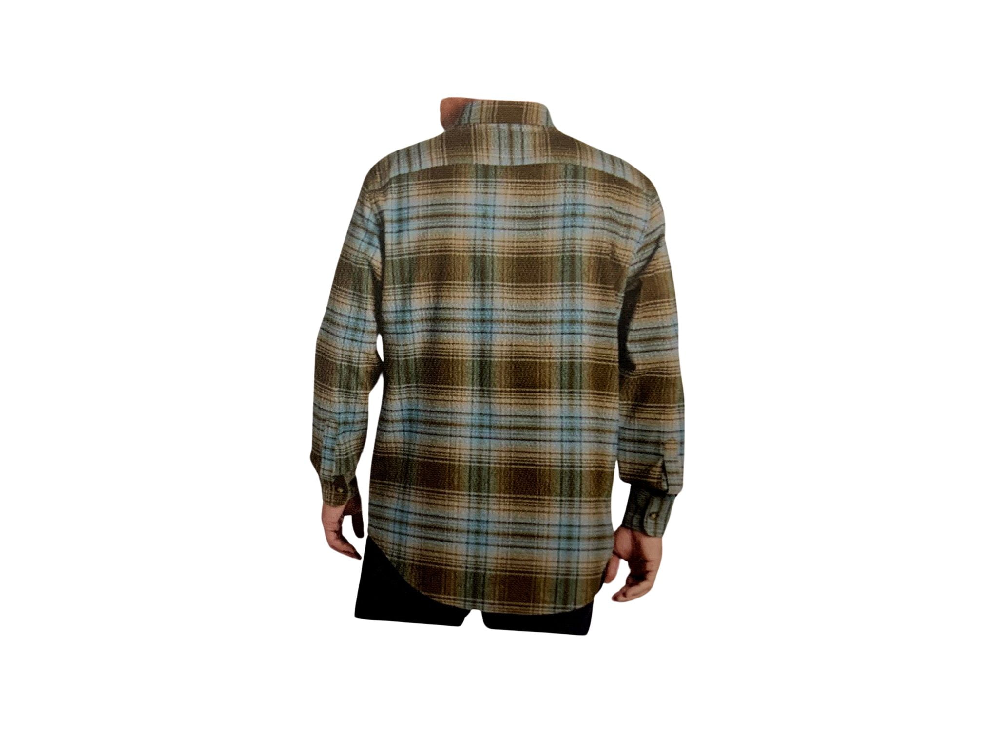 Marron FEMME Chemise oversize en flanelle manches longues à carreaux