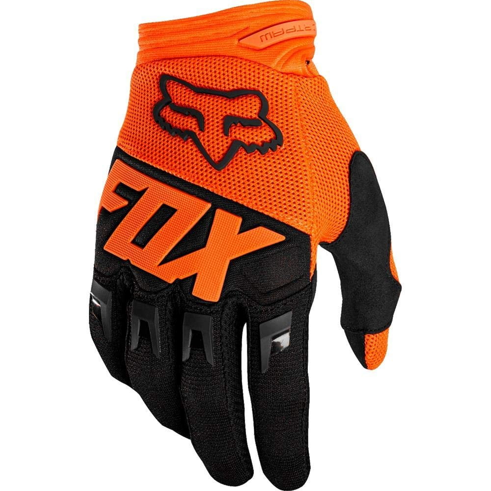Fox Dirtpaw Race Adult MX ATV Motorcycle Off Road Orange Gloves 17291-009