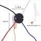 thumbnail image 4 of 6X Kit Interruptor Ventilador Techo, 3 Velocidades, 4 Cables, Interruptor Ventilador, Interruptor Control Velocidad con Cremallera,Interruptor Cable TraccióN ZE-208S, 4 of 4