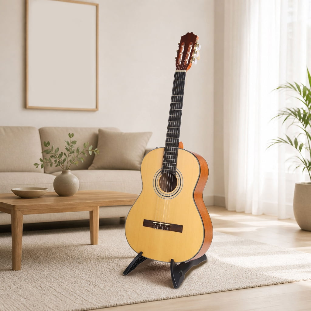 Miiottaa Sturdy Plastic Guitar Violin Pipa Stand Adjustable Space Saving Storage Solution