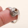 thumbnail image 2 of 925 Sterling Silver Citrine Statement Ring for Women, Handmade Designer Gemstone Ring, US Size 5-10, 2 of 2