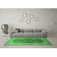 thumbnail image 3 of Ahgly Company Indoor Rectangle Oriental Emerald Green Industrial Area Rugs, 5' x 7', 3 of 4