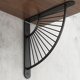 thumbnail image 1 of 4 Uds. Soporte de estante de pared negro 150 × 150MM soporte resistente soporte de estante de Metal soporte de estante de pared para estante de pared, 1 of 2