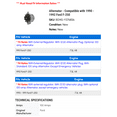 thumbnail image 2 of Alternator - Compatible with 1990 - 1992 Ford F-250 1991, 2 of 2