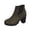 Army Green, variant on Women Lace Up Chunky Platform Combat Ankle Boots, Matte Textured Fabric, Thick Cloud Cushion Insole, Deep Lug Anti Slip Outsole, Edgy Retro Silhouette for Daily Street Fashion Party Outfits,Navy 6