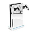 thumbnail image 1 of high qualityPS5 Slim Wall Mount with RGB Light, PS5 Slim Stand For Playstation 5 Slim Disc/Digital Edition Console, PS5 Slim Accessories, 1 of 5