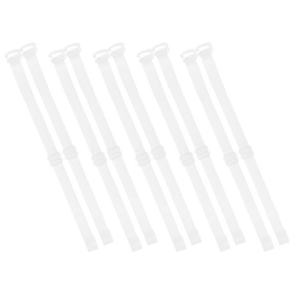 WHAMVOX 5 Pairs Women High Heels Shoe Straps Replacement Shoe Straps Detachable Shoe Straps  High Heels Anti-Loose Heel Straps Shoe Heel Straps (L)