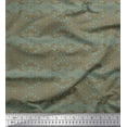 thumbnail image 1 of Soimoi polyester Crepe Fabric Floral Mandala Printed Fabric 1 Yard 42 Inch Wide, 1 of 3