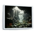 thumbnail image 2 of Designart "Peaceful Coral Reef" Coastal Coral Under Water Floater Framed Canvas Prints, 2 of 5