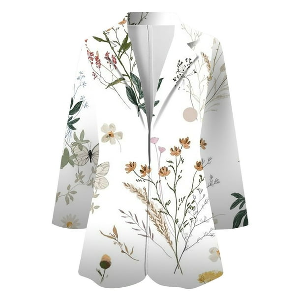Chamarras de flores para mujer sale