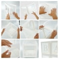 thumbnail image 3 of 4 Pcs Clear with Metallic Gold 12-Inch Transparent Balloon Boxes Events Home Wedding Reception Centerpieces Decorations(White), 3 of 10