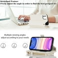 thumbnail image 4 of for iPhone 11 Phone case Wallet with Zipper Card Holders for Women,iPhone 11 Phone Cases Slots Crossbody Flip Folio Book Cover with Credit Card Holder Men for iPhone11 case - White, 4 of 12