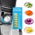 thumbnail image 6 of SupMaKin Professional Adjustable Vegetable Slicer - Stainless Steel Mandoline with 0.1-8mm Precision, Easy to Clean & Safe Kitchen Slicer for Efficient Food Prep, 6 of 8