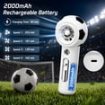 thumbnail image 6 of MOSENSE Portable Misting Fan, Type-C & 4 Adjustable Speeds, Handheld Cooling Fan with Digital Display, for Travel, Beach, Outdoor, 6 of 7
