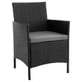 thumbnail image 5 of Manhattan Comfort Imperia 3-Piece Rattan Patio Conversation Set in Gray, 5 of 5
