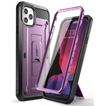 SUPCASE Unicorn Beetle Pro Series Phone Case Designed for iPhone 11 Pro Max 6.5 Inch (2019 Release), Built-in Screen Protector Full-Body Rugged Holster Case (Violte)