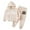 Beige, variant on Karoyedx Outfit Sets for Kids Girls Toddler Girls Pant Set Warm Hoodie Long Sleeve Winter Outfits Sweatsuits Girls' Clothing Sets 2 Piece AG Size,5-6 Years