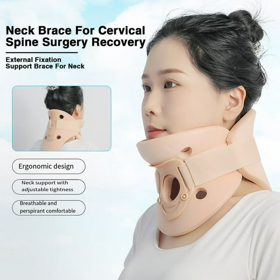 Skymirror Cervical Support Brace Ergonomic Design Cervical Spine Care Neck Brace for Effective Recovery Pain Relief