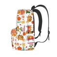 thumbnail image 3 of Disketp Fall Farm Pumpkin Mochila Escolar de Gran Capacidad y Peso Ligero, Mochila de Viaje Ideal para Escuela, Trabajo y Uso Diario, Cómoda y con Estilo, 3 of 8