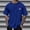 #0068-Blue, variant on TaTaai Halloween Sports T Shirt for Men Short Sleeve Round Neck Printed Top Quick Dry Breathable for Football