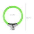 thumbnail image 3 of Green Green Alloy Combination Steel Cable Bicycle Lock With Spare Keys 5.5 Inch Thickened Waterproof Antitheft For Outdoor Use, 3 of 7