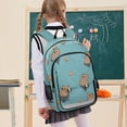 thumbnail image 7 of FORMRS Unisex School Backpack 17" Student Travel Bag with Laptop Compartment, Cartoon Capybaras, 7 of 7
