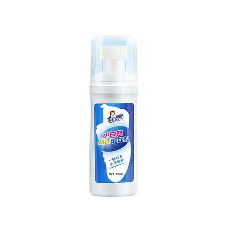 

HSE 100ml white shoe cleaner is a Polish cleaning tool for whitening leisure leather shoes sports shoes and TB shoe brush