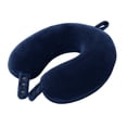 thumbnail image 1 of Almohada de viaje Almohada cervical de espuma viscoelástica para avión Almohada cómoda para dormir y descansar en tren o coche, 1 of 7