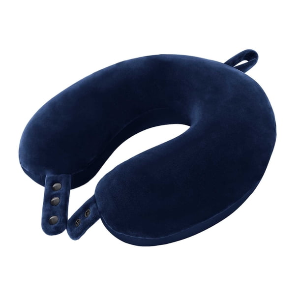 Almohada de viaje Almohada cervical de espuma viscoelástica para avión Almohada cómoda para dormir y descansar en tren o coche