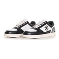 thumbnail image 2 of Tory Burch Women's Black White Leather Clover Court Sneakers Lace Up Shoes, 2 of 3