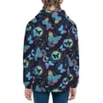 thumbnail image 6 of Kdxio Blue Butterfly Pattern Kids Boys Girls Zip Up Hoodie 3D Printed Hooded Sweatshirt Hoody Coat with Pocket 7-12 Y-Small, 6 of 6
