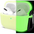 thumbnail image 1 of IBAOLEA Compatible with AirPods Pro Case, Protective Silicone Cover Compatible with AirPods Pro (2019) Fluorescent Green, 1 of 8