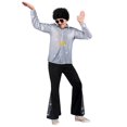 thumbnail image 5 of Disfraz Mepase Estilo Disco de los años 70 para Hombre Halloween Plateado, 5 of 5