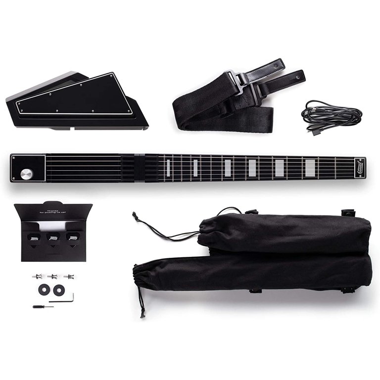 JAMMY MIDI Guitar App-Enabled Digital Travel Guitar, MIDI Controller,  Modular Portable Foldable Guitar Fits in Your Backpack, Always Tuned &  Ready to