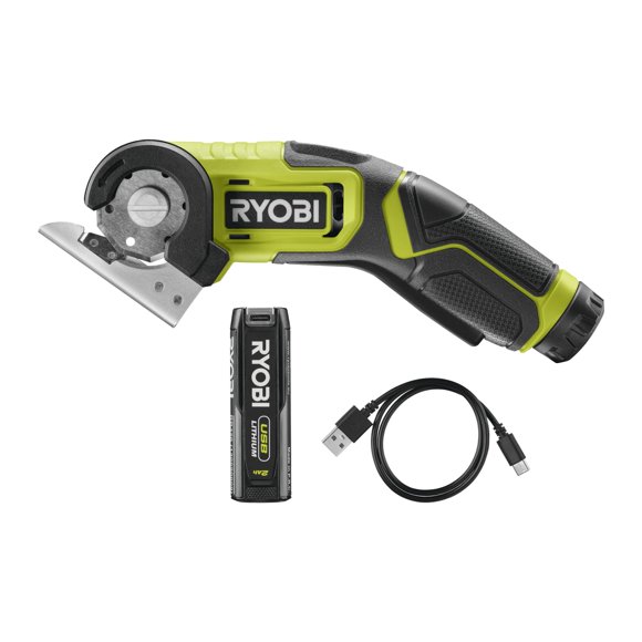 Herramienta de corte inalámbrica RYOBI RCT4-120G de 4 V con 1 batería de 2.0 Ah