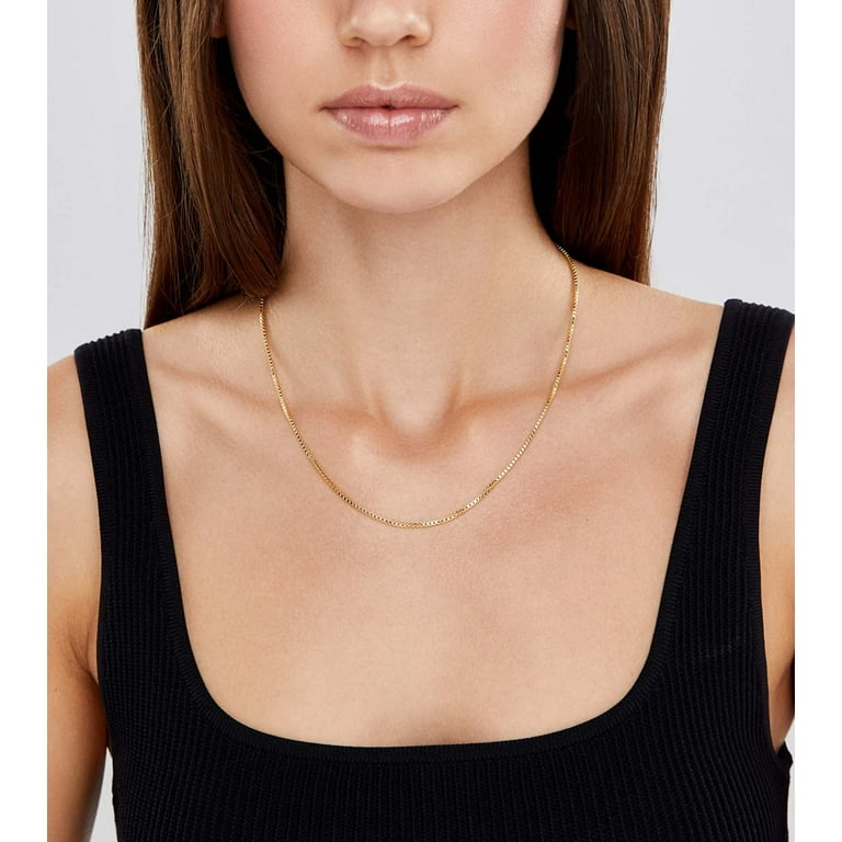 Womens gold box chain store