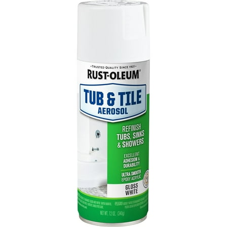 Rust-Oleum 280882 Tub & Tile Aerosol 12oz WHITE