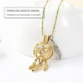 thumbnail image 5 of Hollow Glass Dream Catcher Urn Necklace for Ashes for Women Men Feather Cremation Jewelry Urn Keepsake Memory Jewelry, 5 of 7