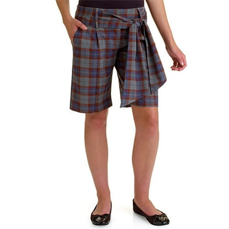Juniors Elite Plaid City Shorts