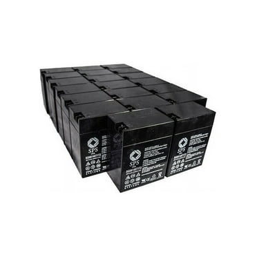 SPS Brand 6 V 14 Ah Replacement Battery (SG06140T1T2) with Terminal T1T2 for Powersonic PS6120FP (20 PACK)