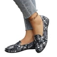 thumbnail image 2 of Domuza Walking Shoes Women Breathe Mesh Slip On Sneakers Lightweight Floral Casual Loafers Trendy Comfortable Walking Sneakers for Women Gray 7.5（EU-39）, 2 of 4