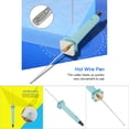 thumbnail image 3 of Cortador Eléctrico De Espuma, Cuchillo Caliente De Mano, Kit De Pluma De Corte De Espuma De Poliestireno, Calentamiento Rápido, Bordes Limpios, Sin Escombros, Para Adecuado, 3 of 7