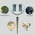 thumbnail image 5 of Garden Hose Guide Nail Water Pipe Positioning Holding Smooth Roller Pointed Outdoor Yard Garden Irrigation Tool, 5 of 8