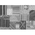 thumbnail image 1 of Ahgly Company Indoor Rectangle Patchwork Gray Transitional Area Rugs, 2' x 4', 1 of 1