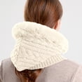 thumbnail image 6 of iHPH7 One Piece Cold Scarf Hats Windproof Scarf Hats Hooded Scarf for Women Hat and Scarf Set for Women Scarves for Women Hat Scarf Hat with Scarf Attached B One Size, 6 of 6