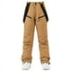 thumbnail image 5 of Pantalones de esquí para hombre y mujer, pantalones de esquí con correa, de invierno, resistentes al viento, impermeables, cálidos, gruesos, para snowboard, pantalones de esquí dobles, 5 of 5