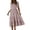 Red, variant on Eagokdc Summer Dresses for Women Crew Neck Loose Casual Beach Short Sleeve Floral Elegant Maxi Dress With Pockets Size S-2XL